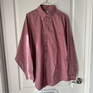 ❤️❤️❤️Brooks Brothers 346 red gingham, dress shirt, 17-4/5